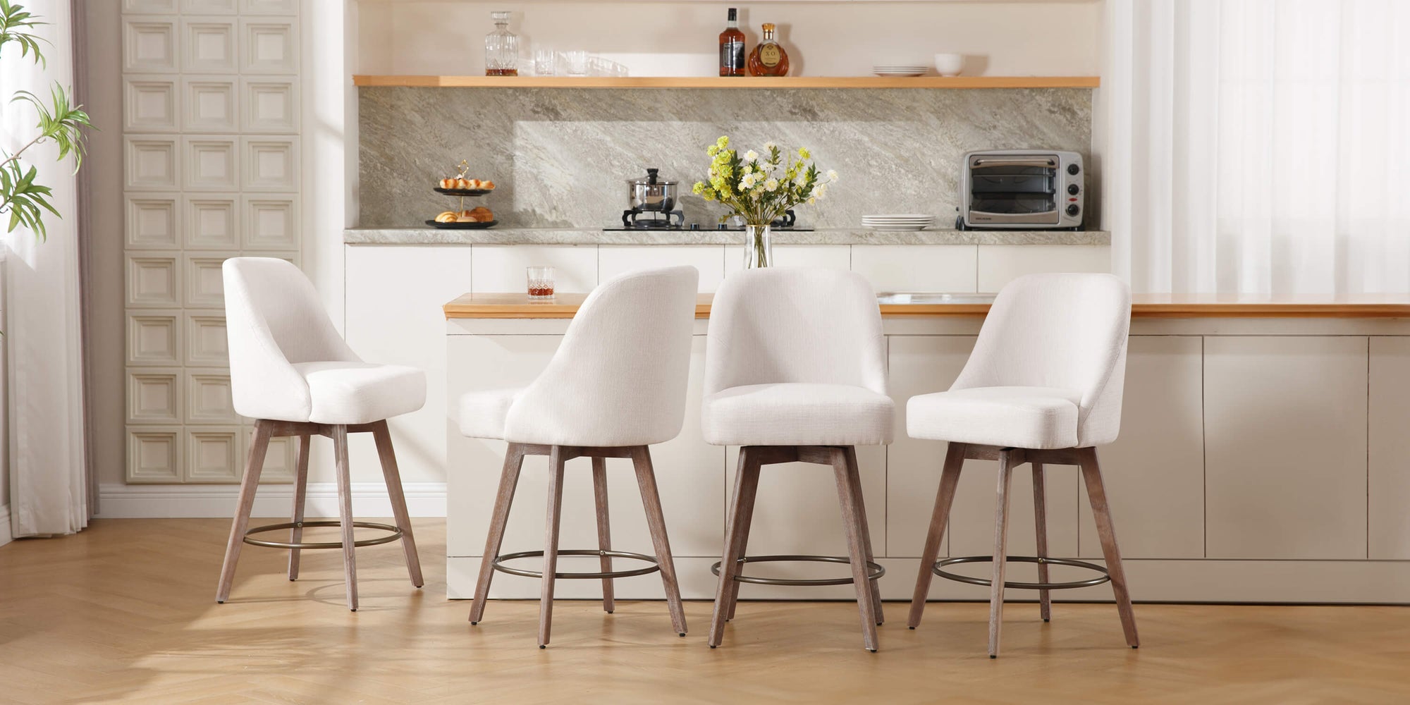 Dining room, bar stools