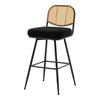 Acolon bar stool, Black Sacy Fabric/Bar Height