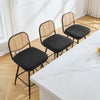 Acolon bar stool, Black Sacy Fabric/Bar Height