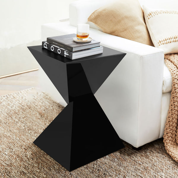 Aktag side table, Black