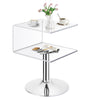 Alag side table, Clear