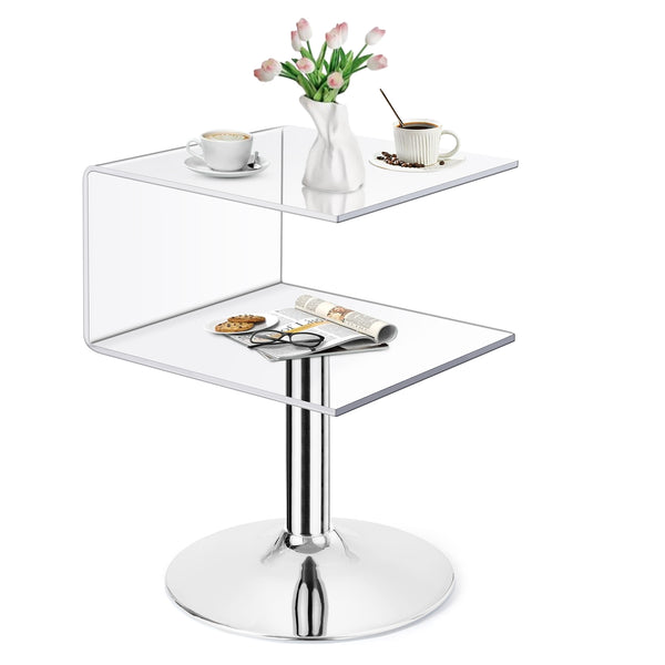 Alag side table, Clear