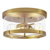 Albarola flush mount light, Gold
