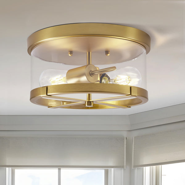 Albarola flush mount light, Gold