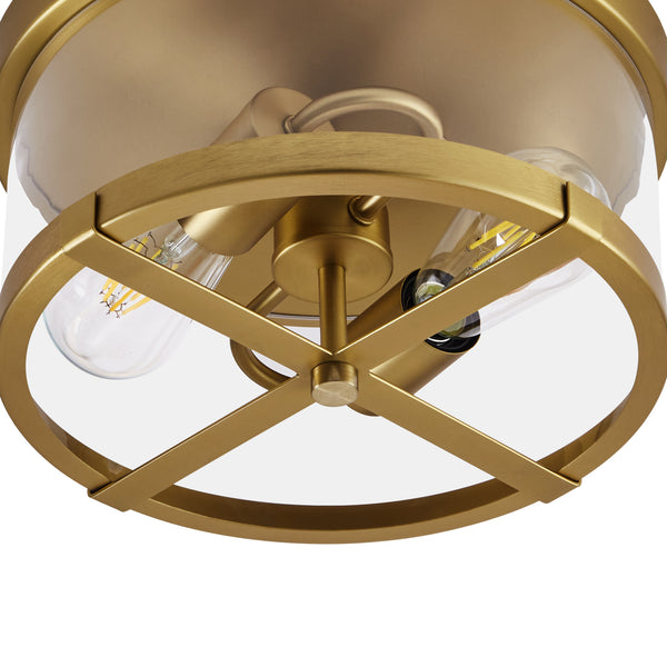 Albarola flush mount light, Gold