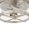 Albarola flush mount light, Nickel