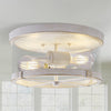 Albarola flush mount light, White