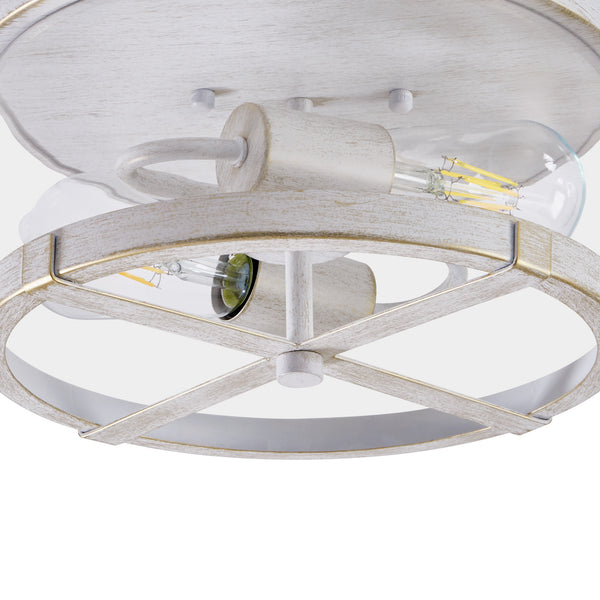 Albarola flush mount light, White
