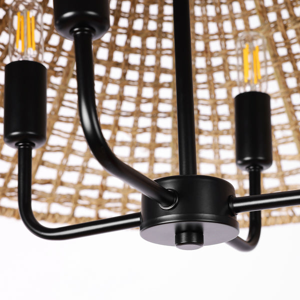 Altesse chandelier light, Black