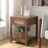 Altun side table, Brown MDF