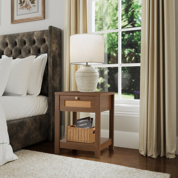 Altun side table, Brown MDF