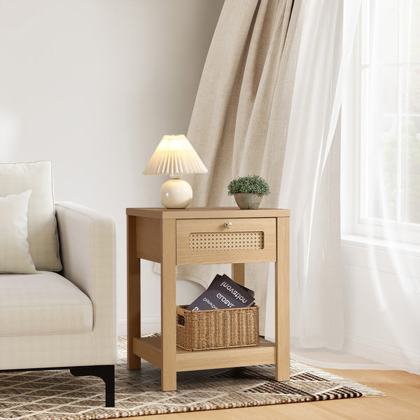 Altun side table, Natural MDF