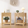 Altun side table, Natural MDF