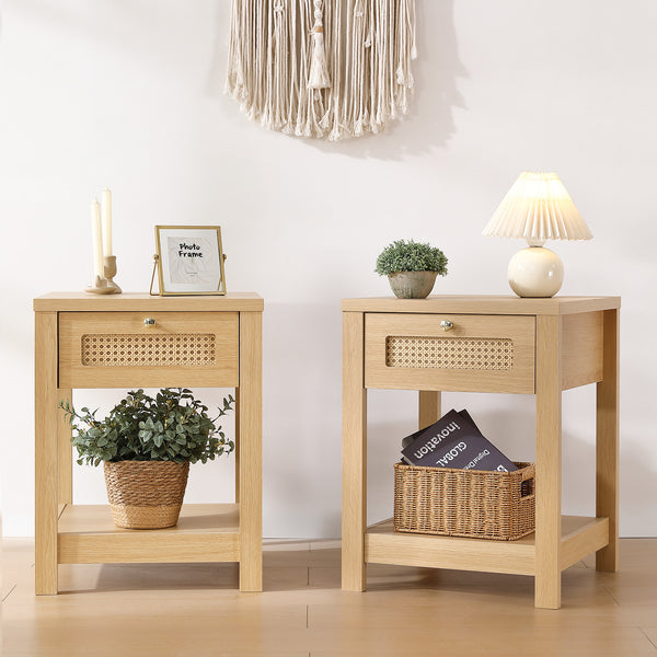 Altun side table, Natural MDF