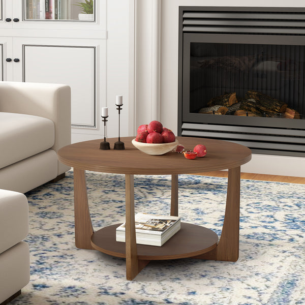 Anding coffee table, Brown Pine