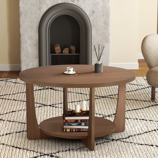 Anding coffee table, Brown Pine