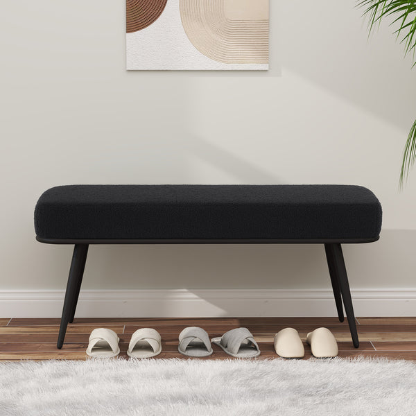 Anyang bench, Black Glera Velvet