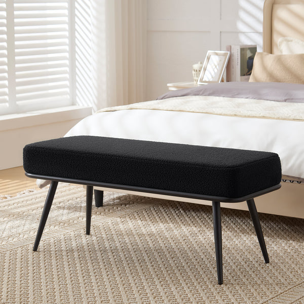 Anyang bench, Black Glera Velvet