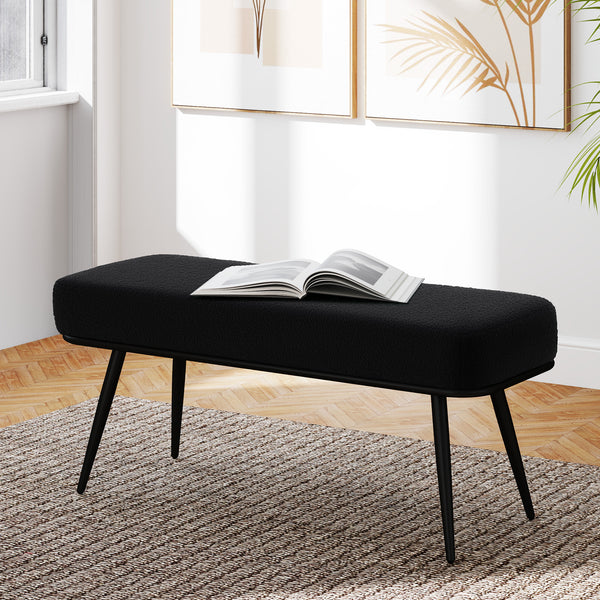 Anyang bench, Black Glera Velvet