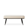 Anyang bench, Cream Glera Velvet