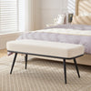 Anyang bench, Cream Glera Velvet