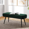 Anyang bench, Green Glera Velvet