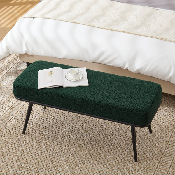 Anyang bench, Green Glera Velvet