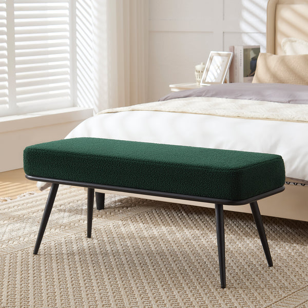 Anyang bench, Green Glera Velvet