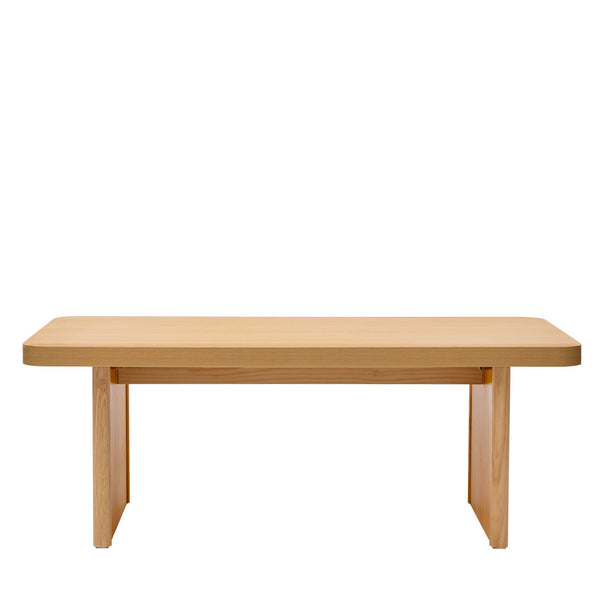 Aqitag Coffee Table in Natural Pine with Non-Circular Legs