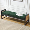 Arka bench, Green Sacy Fabric