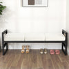 Arka bench, White Sacy Fabric