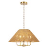Arneis chandelier light, Gold