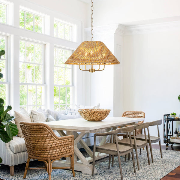 Arneis chandelier light, Gold