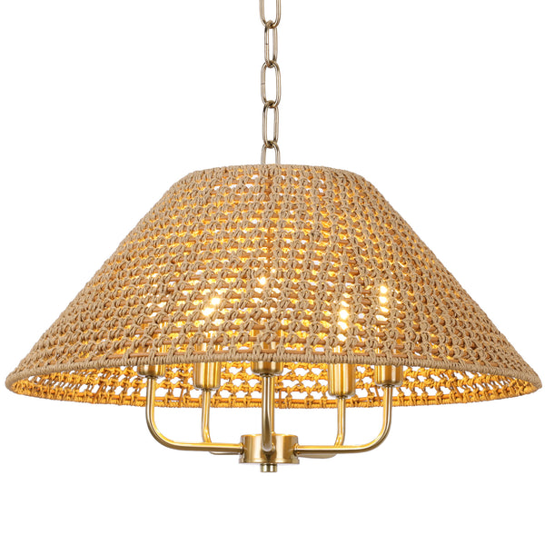 Arneis chandelier light, Gold