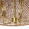 Arneis chandelier light, Gold