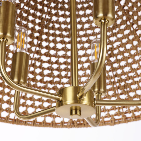 Arneis chandelier light, Gold