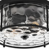 Arvine flush mount light, Black