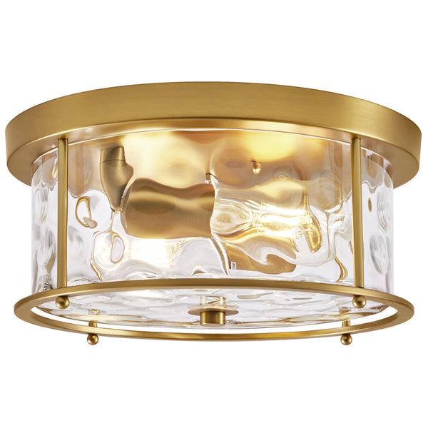 Arvine flush mount light, Gold
