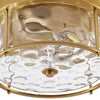 Arvine flush mount light, Gold