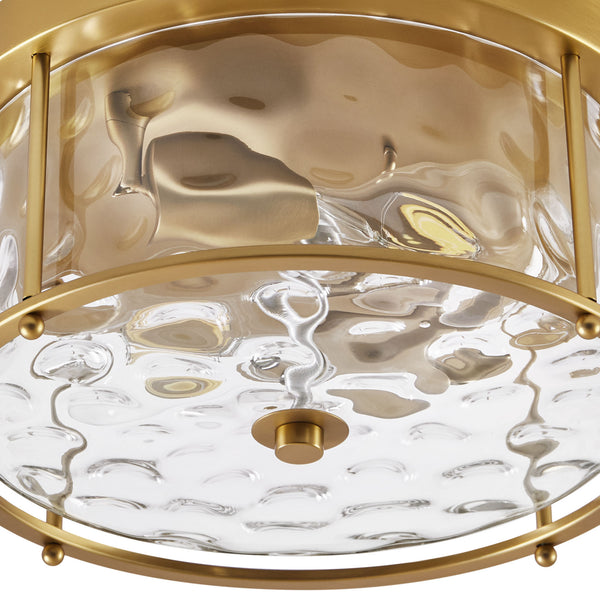 Arvine flush mount light, Gold