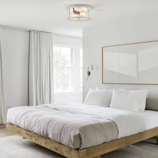 Arvine flush mount light, White