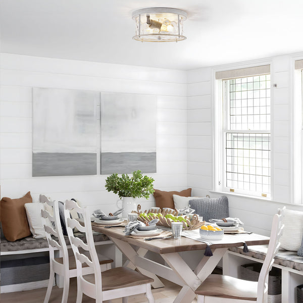 Arvine flush mount light, White