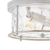 Arvine flush mount light, White