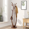 Asgat Coat Rack in Brown Rubberwood
