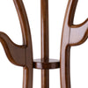 Asgat Coat Rack in Brown Rubberwood