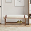 Babian bench, Cream Glera Velvet