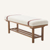 Babian bench, Cream Glera Velvet