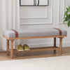 Babian bench, Gray Glera Velvet