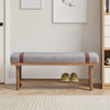 Babian bench, Gray Glera Velvet