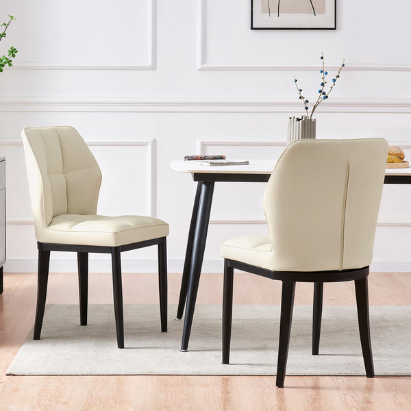 Bock Lager dining chair, Beige Aledo Leather